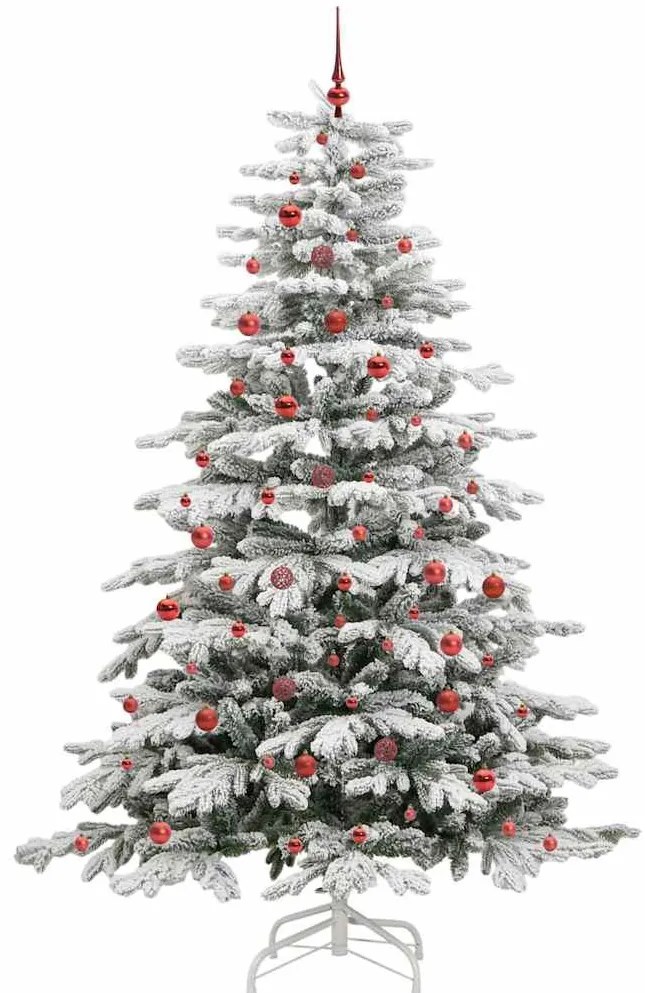 Műanyag Hajtogatós Karácsonyfa Fehér 240 cm PE és PVC