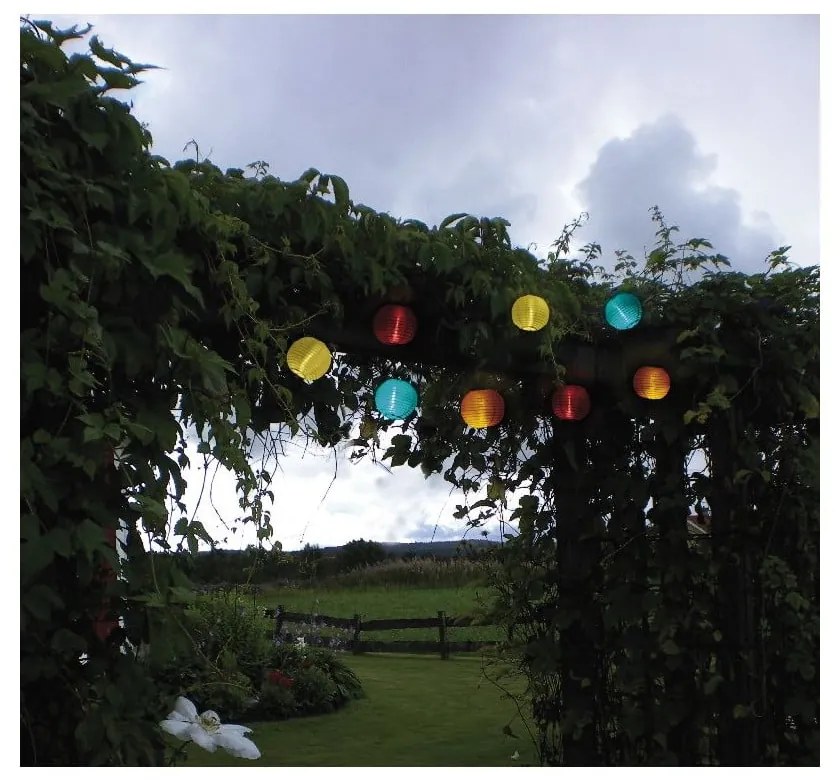 Festival kültéri napelemes LED fényfüzér, hosszúság 2,7 m - Star Trading