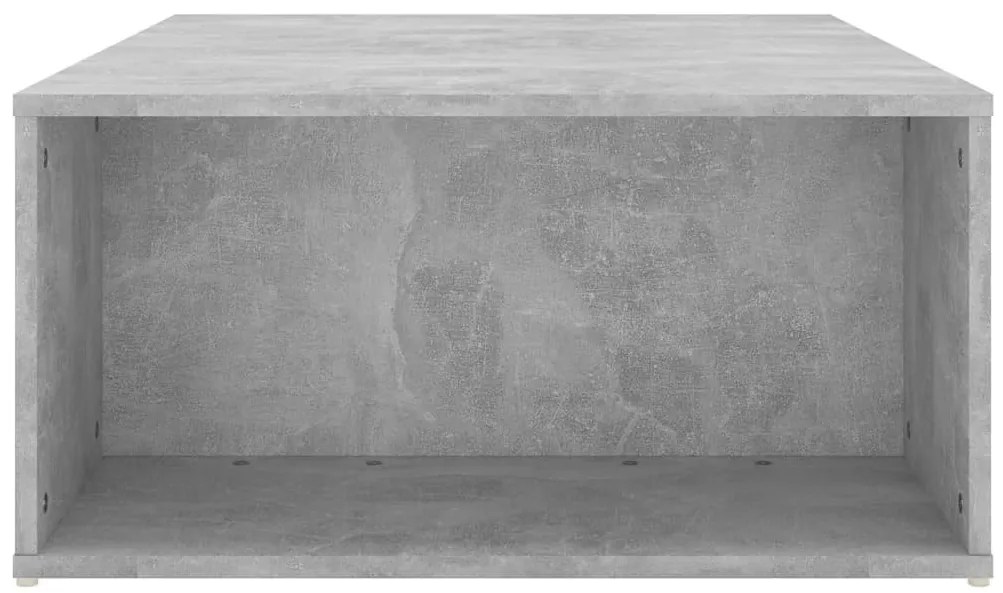 Betonszürke szerelt fa dohányzóasztal 90 x 67 x 33 cm