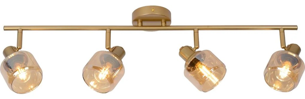 Lucide 77979/04/02 - Spotlámpa BJORN 4xE14/40W/230V arany