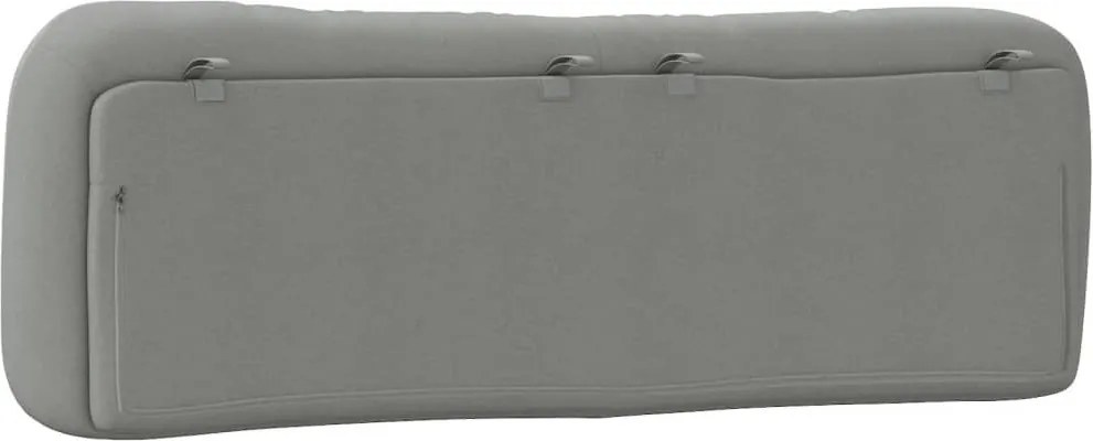 világosszürke szövet fejtámla párna Hvar 152 cm