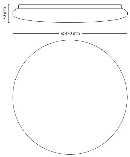 Philips - LED Dimmelhető mennyezeti lámpa IZSO LED/40W/230V 2700-6500K + távirányító