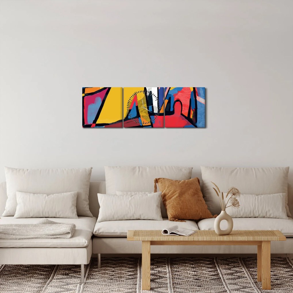 Kép - A férfiak absztrakciója (órával) (90x30 cm)