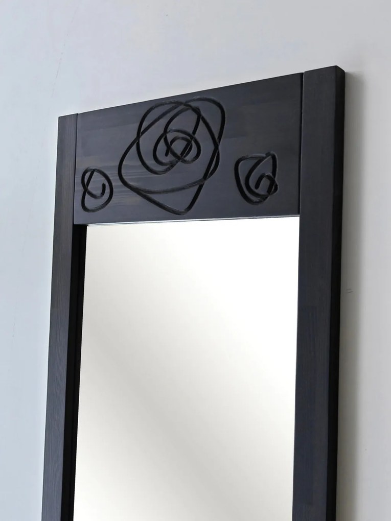 Roses tükör, antracit, 55 cm
