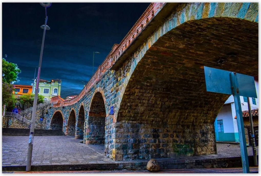 Poszterek 120x80 Híd Építészet Tájkép