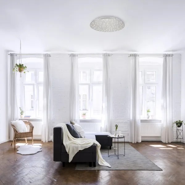 Leuchten Direkt 14673-55 - LED Dimmelhető lámpa SPARKLE LED/18W/230V + távirányító