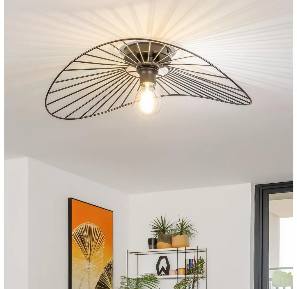 Brilagi - CERIA WIRE LED felületre szerelhető csillár 1xE27/40W/230V 40x56 cm fekete