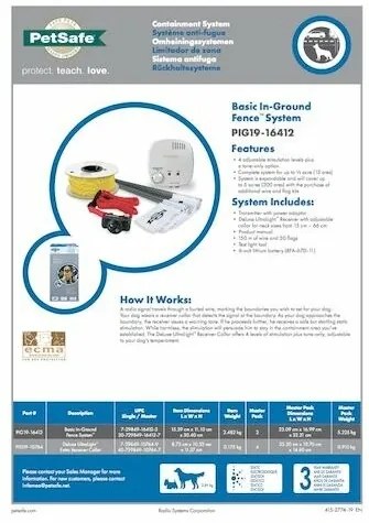 PetSafe® Elektromos kerítés kutyáknak Basic