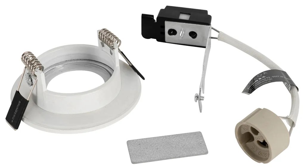 12 db-os beépíthető spotlámpa szett fehér kerek GU10 50 mm IP44 - Xena