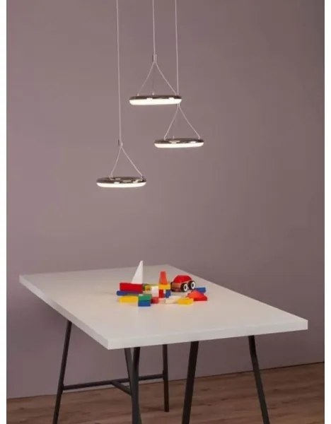 Brilliant - LED Csillár zsinóron DONUT 3xLED/8,7W/230V