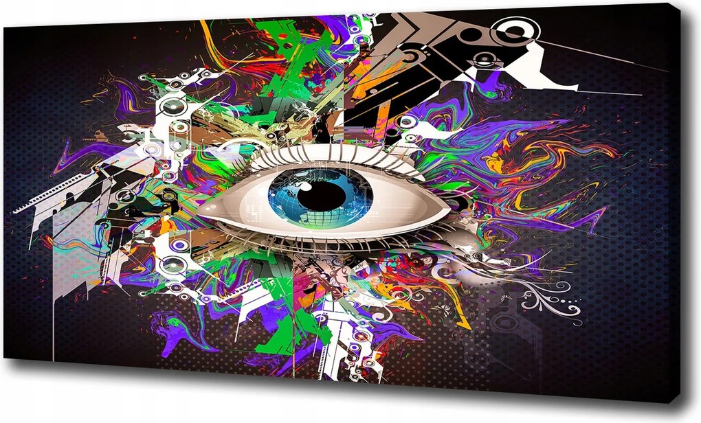 Vászonkép Absztrakt szem 100x70 cm