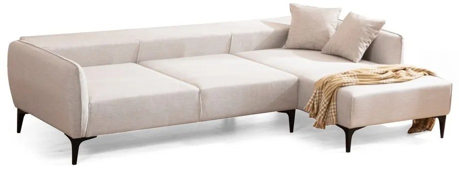 Belissimo fehér sarokkanapé, jobb oldali – Balcab Home