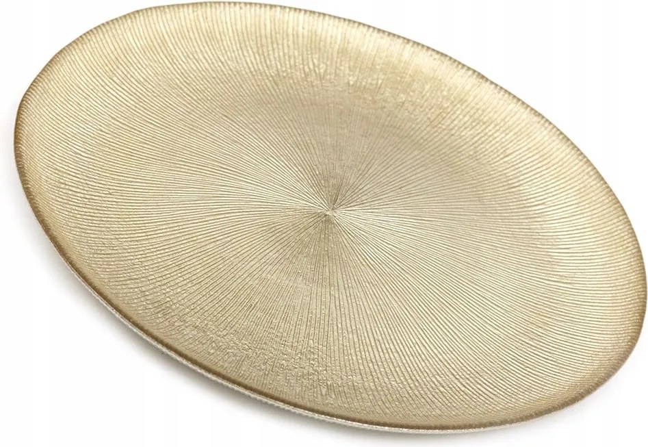 Dekorációs Tányér Snackekhez Sütemény 27cm Arany Patera 25 30