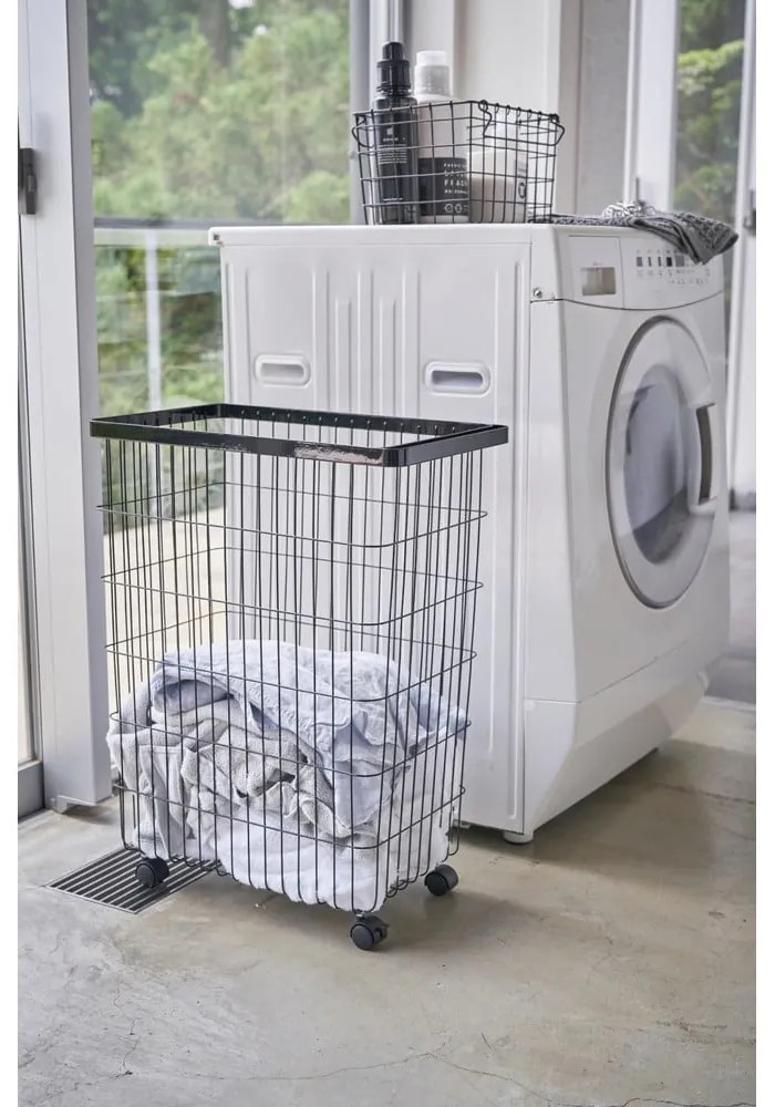 Fekete fém szennyeskosár 55 l Tower – YAMAZAKI