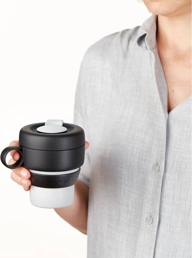 Fekete termobögre 400 ml To Go – Lékué