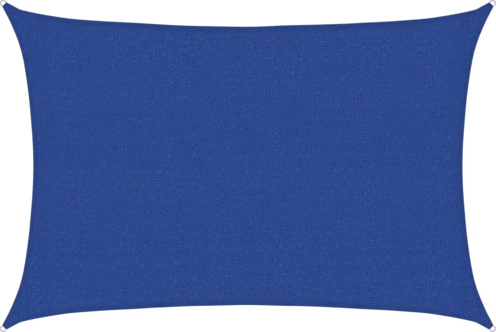 vidaXL kék HDPE napvitorla 160 g/m² 2,5 x 4 m