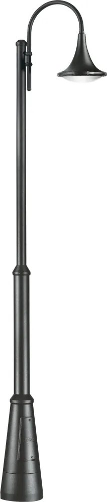 NOVOLUX 672D-L0234B-04 PANA Kandeláber Antracit, Fehér LED IP65