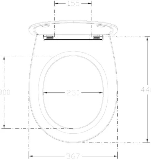 Isvea - KAIRO SoftClose WC-ülőke, fehér
