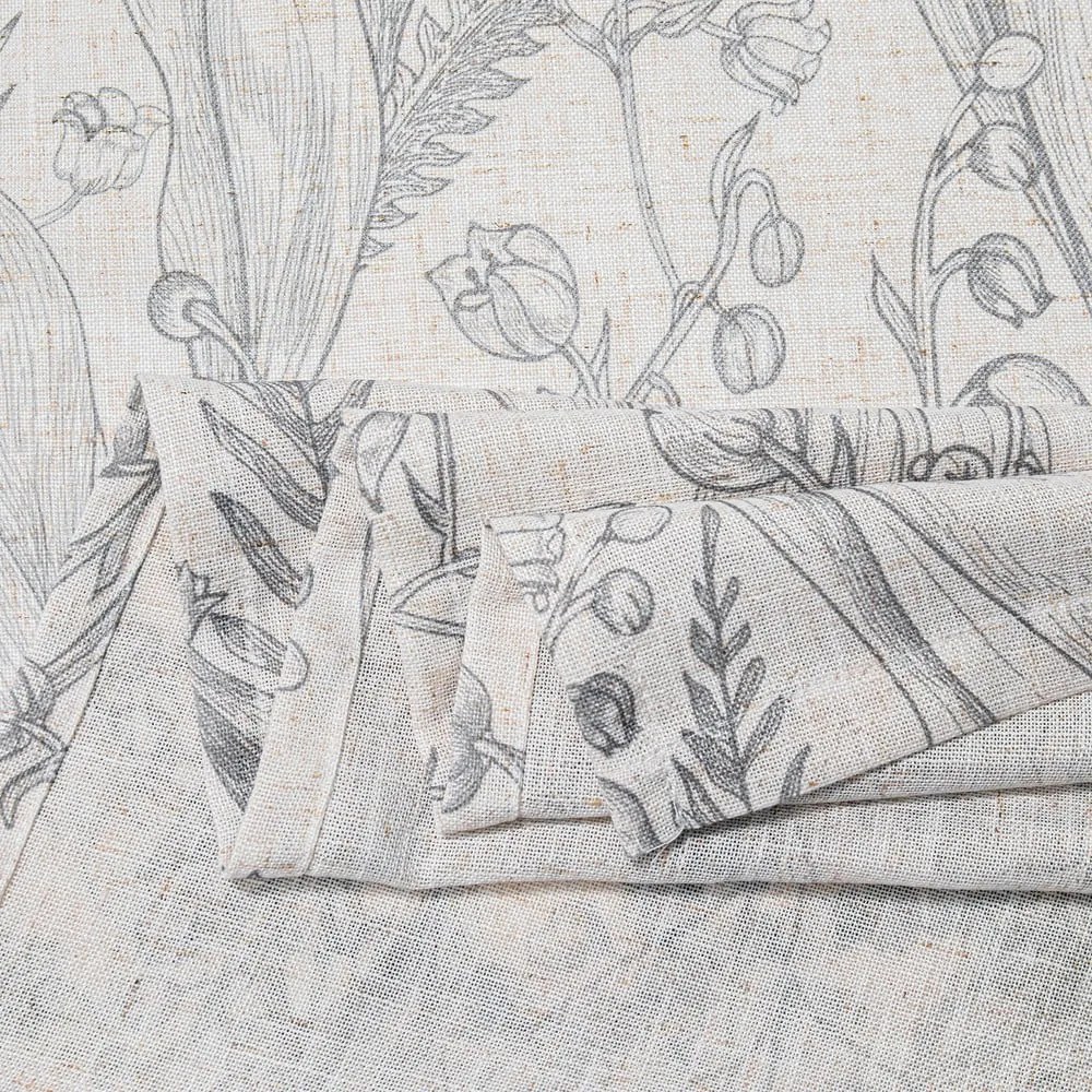 Világosszürke függöny 135x250 cm Selvetia – Restilo