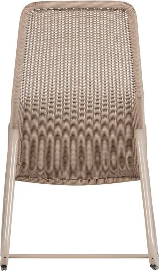 Bézs műrattan kerti fotel Tom – WOOOD