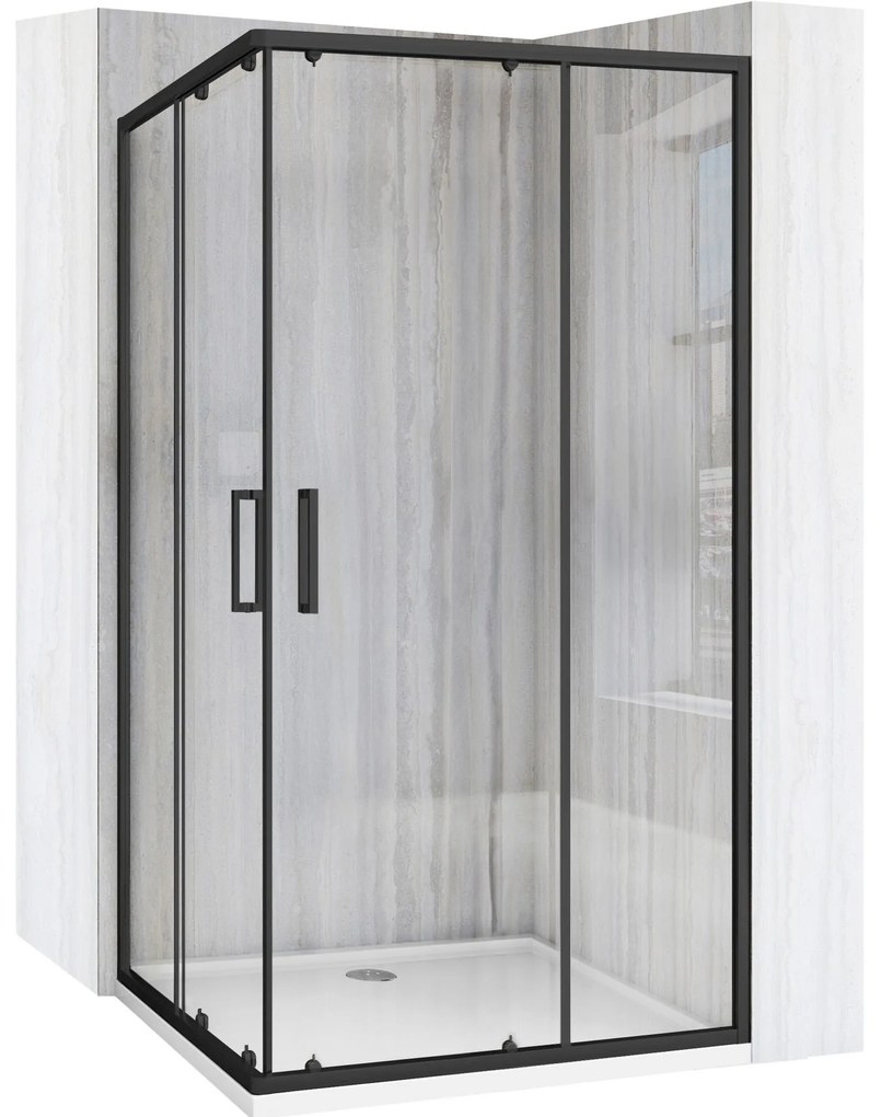 Zuhanykabin Rea City 80x100 Black