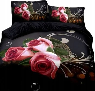 Ágyneműhuzat 3d200x220 Pamut Szatén 4cz.NOWE Minták