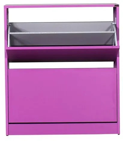 Cipőtároló (cipősszekrény) Shecoletta 5 (lila). 1108491