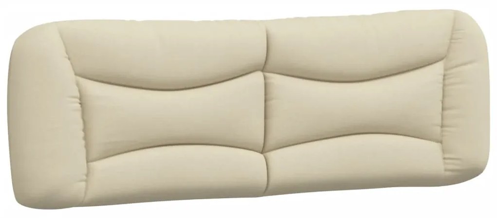 krémszínű szövet fejtámla párna Hvar 160 cm