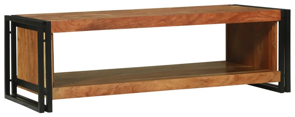 dohányzóasztal 120x50x38 cm Tömör akácfa