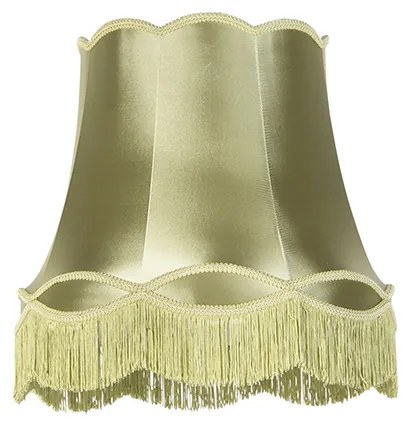 Selyem lámpabúra zöld 45 cm - Granny