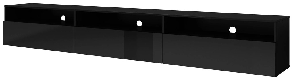 TV asztal Alease Typ 40 (fekete + fényes fekete). 1030547