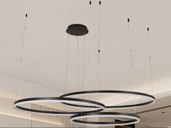 LED Dimmelhető csillár zsinóron LED/170W/230V 3000-6500K + távirányítás