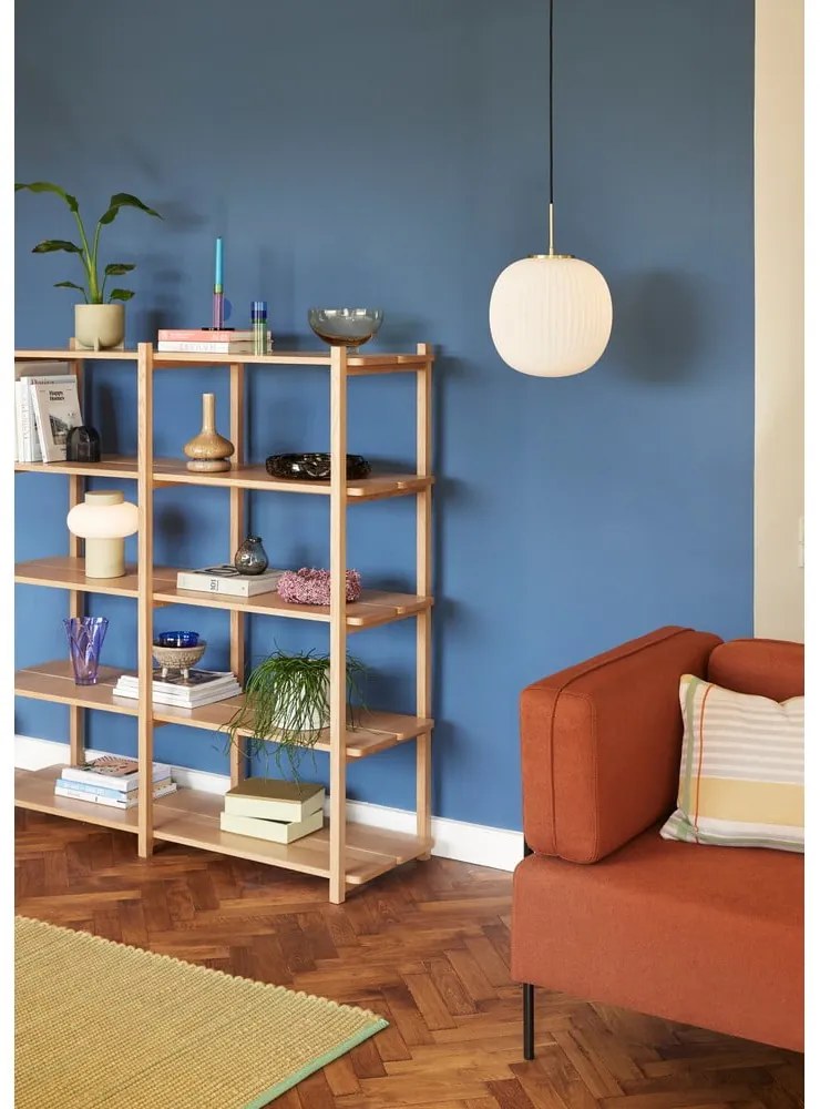 Fehér függőlámpa üveg búrával ø 32 cm Serene – Hübsch