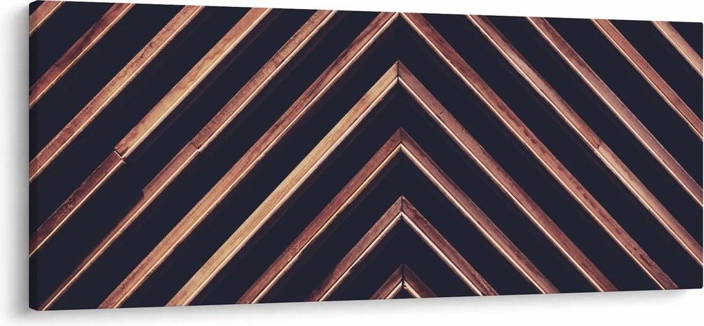 Egy fa motívum képe fekete alapon (120x50 cm)