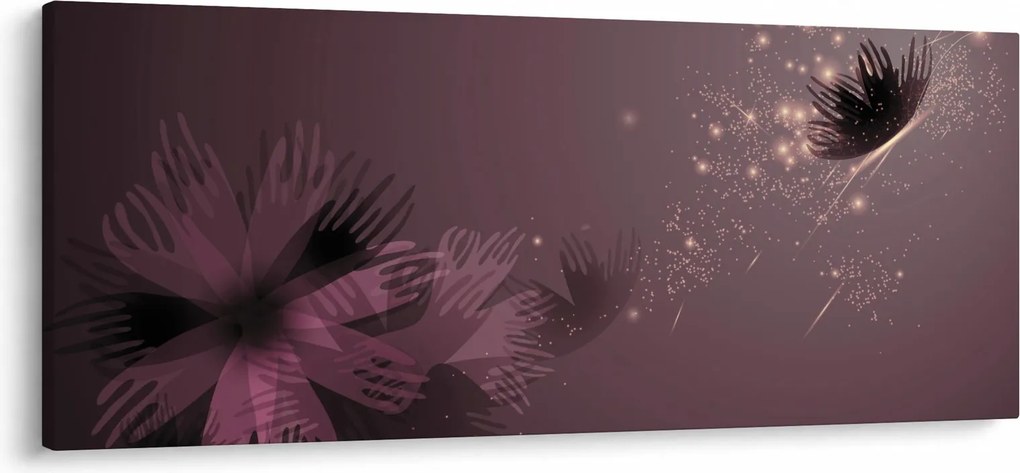 A pillangó virágának képe (120x50 cm)