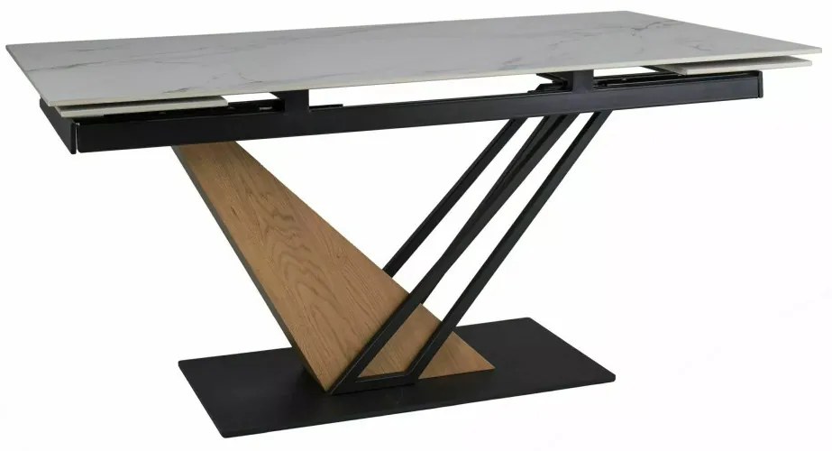 Genesis bővíthető étkezőasztal fehér 180-240 cm