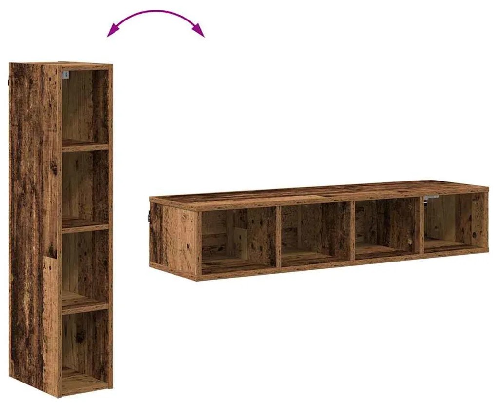 Függő szekrény Riga Öreg fa 20 x 29,5 x 100 cm Faanyag