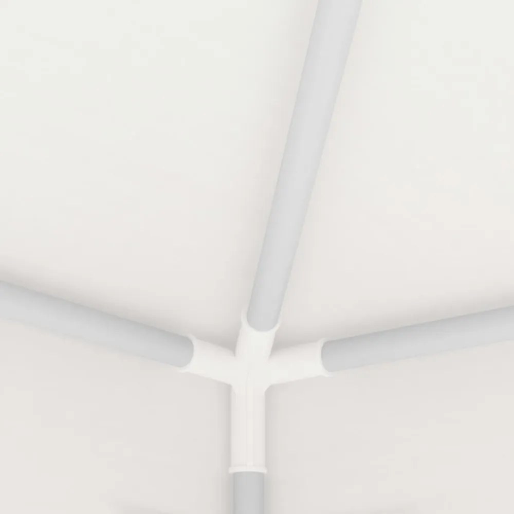 fehér rendezvénysátor oldalfalakkal 2,5 x 2,5 m 90 g/m²