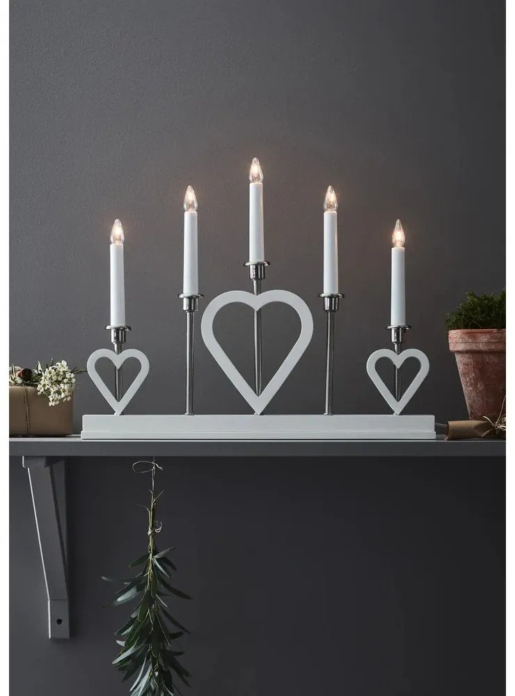 Fehér karácsonyi fénydekoráció Melissa – Markslöjd