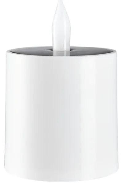 Saul fehér kültéri napelemes LED gyertya, magaggás 7,3 cm - Star Trading