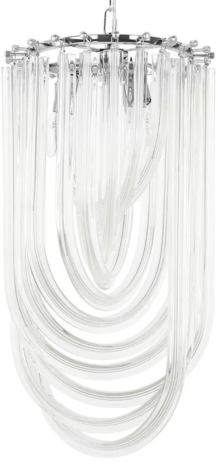 King Home MURANO L JD9607-L.CHROM Függőlámpa 3x40W/E14 IP20