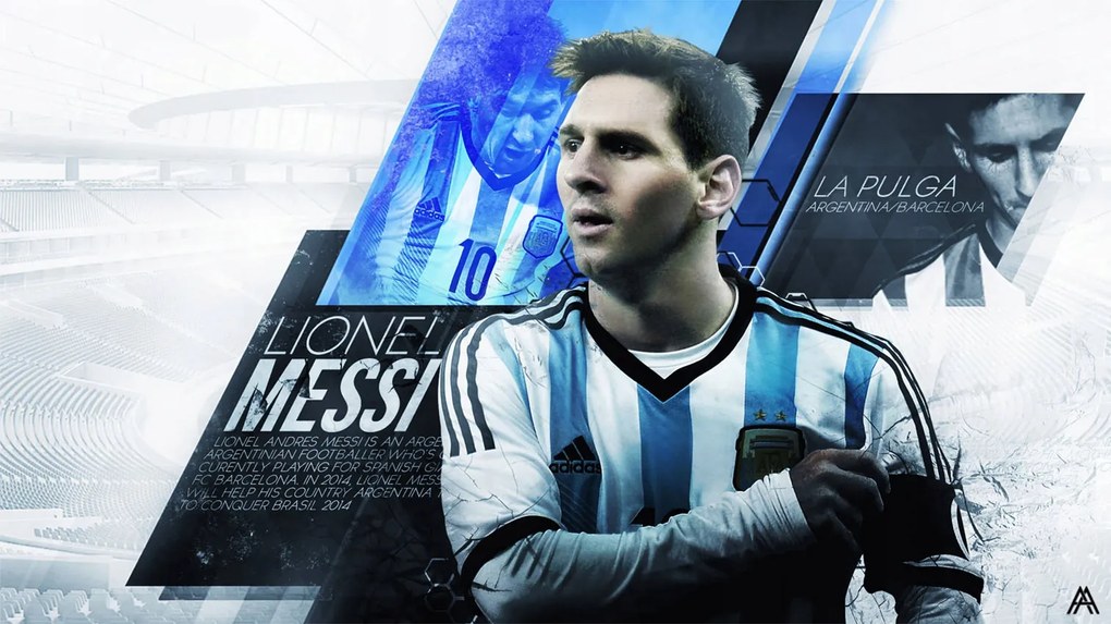 Poszter, Lionel Messi, Argentína