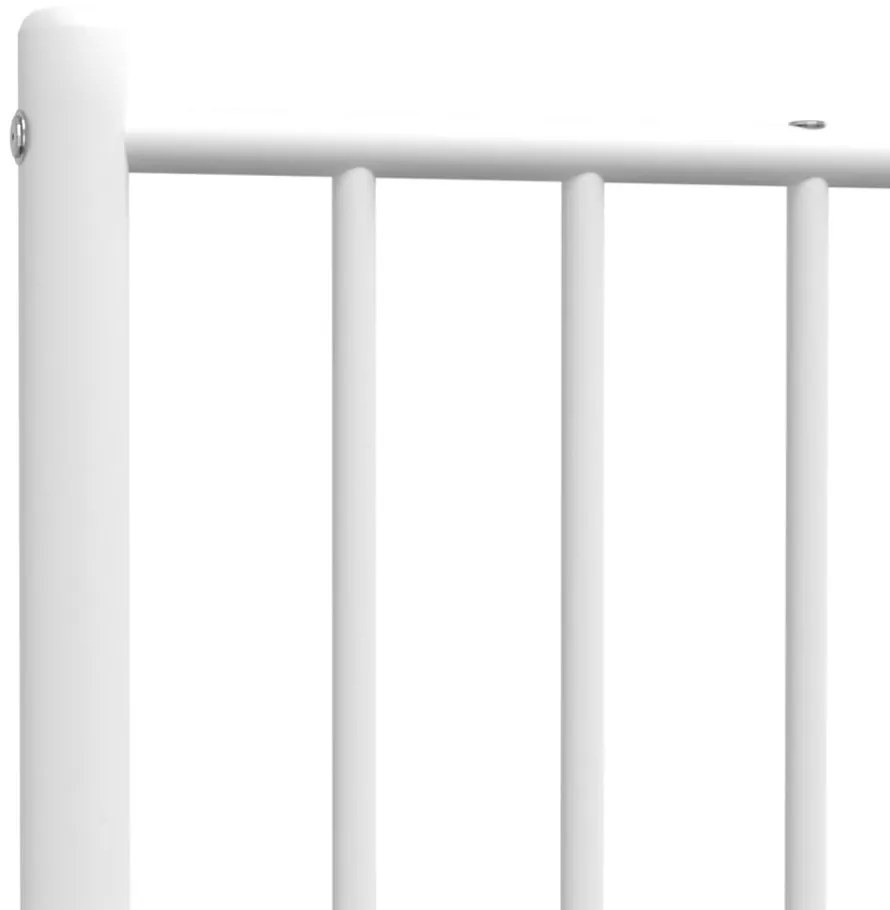 fehér fém fejtámla 100 cm