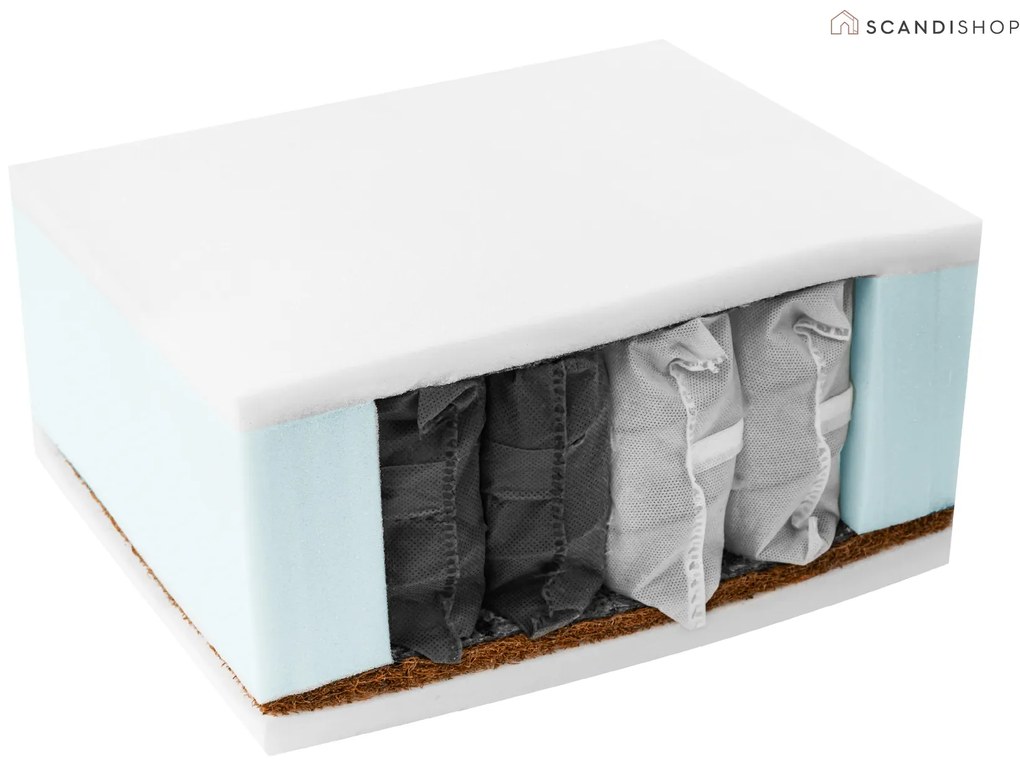 Kókuszmatrac COCO MAXI 20 cm 160 x 200 cm Matracvédő: Matracvédő nélkül