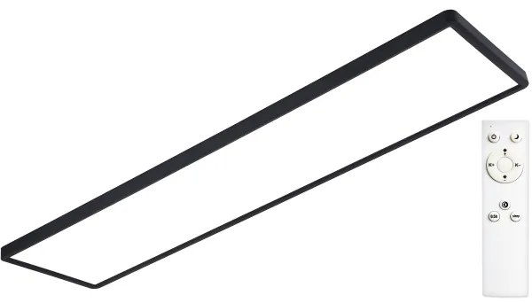 Top Light - LED Dimmelhető mennyezeti panel REVIT LED/70W/230V 3000-6500K fekete + távirányító