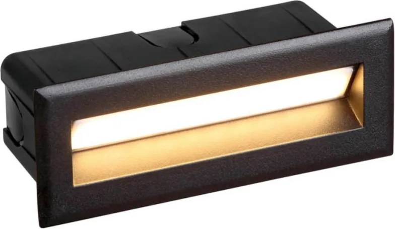ITALUX ONFL-0352-3K ERBA Kültéri Falba Építhető Lámpa Fekete LED