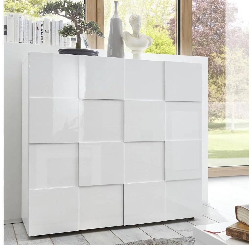 Fehér SERIAN komód