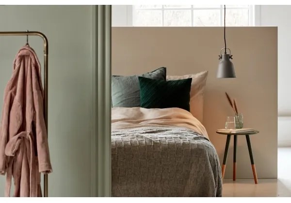 Nordlux - Csillár zsinóron ADRIAN 1xE27/25W/230V átm. 25 cm szürke