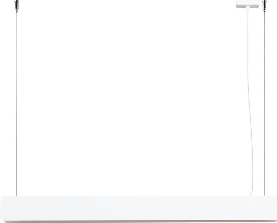 Fehér fém LED függőlámpa Nebula – Sollux