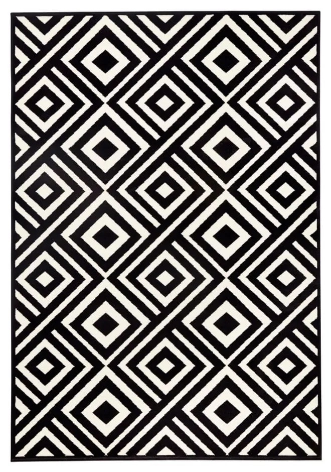 Art fekete-fehér szőnyeg 160 x 230 cm - Zala Living